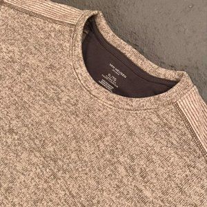 Mens Van Heusen Fleece Knit Crew Top XL